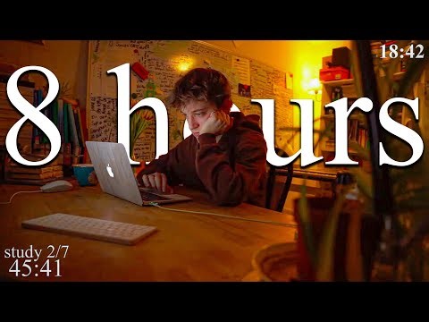 LIVE | 8-HOUR study with me 📚⛈️ rain sounds & pomodoro timer 60 & 10