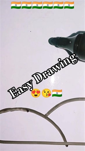 indian flag sketch colour asतिरंगा झंडा🇮🇳 26जनवरी गणतंत्र दिवस independence drawing #art #viralvideo