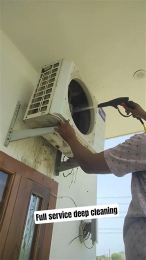 Samsung Outdoor Split AC Service | Full Repair & Cleaning | #ACService #HelloMistri443 #Samsung