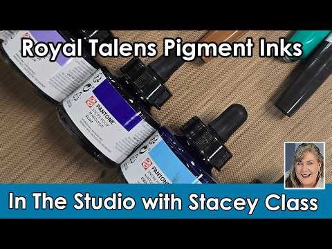 Royal Talens Dual Tip Pantone Pigment Inks and Markers. In the Studio March Class 3 of 4