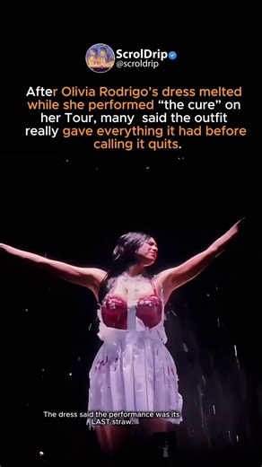 Olivia Rodrigo’s Dress Literally Gave Everything During “The Cure” #oliviarodrigo