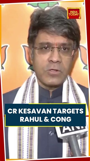CR Kesavan Targets Rahul Gandhi, Congress Over SIR, George Soros And Sam Pitroda #sir #congress #bjp