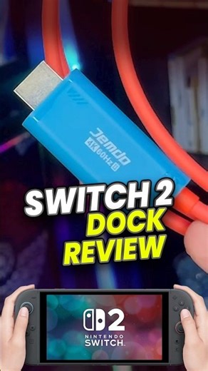 A Dock hdmi do Nintendo switch 2 da jemdo vale a pena? #nintendo #switch2 #jemdo #rkplay #shorts