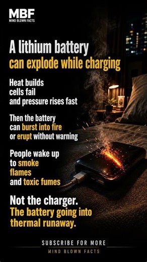 A Lithium Battery Can Explode While Charging