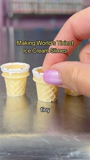 Making World's Tiniest Ice Cream Slimes