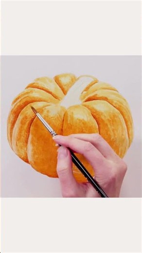 How to Paint a Realistic Pumpkin 🎃 | Free Watercolour Mini Class