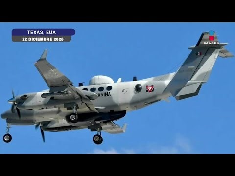 Avión de la Marina mexicana cae en Galveston durante misión humanitaria | DPC con Paola Rojas