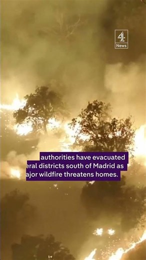 Wildfires rage across France, Spain and Italy in Europe’s extreme heat