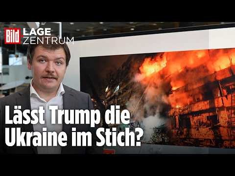 39 Raketen, 120 Drohnen, keine Vorwarnung: Lässt Trump die Ukraine hängen? | BILD Lagezentrum