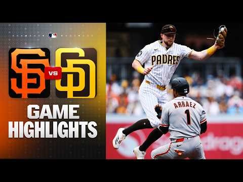 Giants vs. Padres Game Highlights (4/1/26) | MLB Highlights