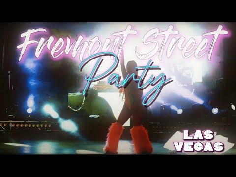 IRL LAS VEGAS LIVE 🎉 Fremont Street Experience Friday Night Party! #lasvegaslive