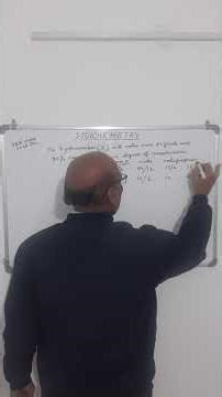 JEE MAIN 2025 II STOICHIOMETRY II SOME BASIC CONCEPTS OF CHEMISTRY II CLASS 11 CHEMISTRY #shorts