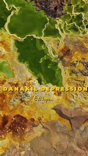 explorvia on Instagram: "Welcome to the Alien Landscapes of Ethiopia! 🌋🇪🇹 The Danakil Depression is officially the hottest place on Earth and one of the most extreme environments ever discovered. With neon-yellow sulfuric springs, active volcanoes, and toxic lakes, it feels like stepping onto another planet. 👽✨ The question is: Would you dare to spend a night here in 50°C heat? 🥵👇 Let me know in the comments! 🌍 Follow for more extreme world wonders! • #danakildepression #ethiopia🇪🇹 #tra