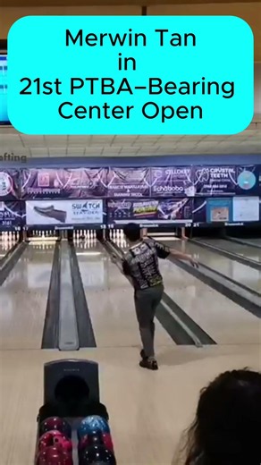 Merwin Tan in Open Masters Finals - 21st PTBA–Bearing Center Open - #brighterbowling #bowling #300