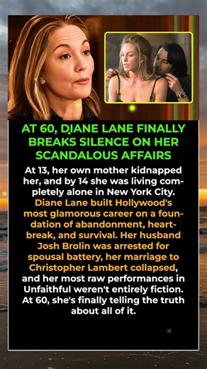 At 60, Diane Lane Finally Breaks Silence on Her Scandalous Affairs #shorts
