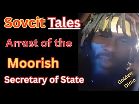 Sovereign Citizen Craziness - Moorish SECRETARY OF STATE Arrested At Traffic Stop! Classic Gold