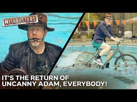 Can A Regular Bike Be Turned Into an Amphibious Bicycle? | MythBusters