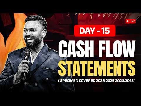 CASH FLOW STATEMENT | SPECIMEN COVERED | ACCOUNTS DAY-15 | CLASS 12 ISC | SHUBHAM JAGDISH