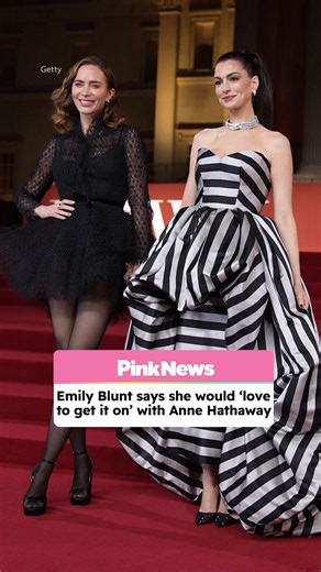 Emily Blunt has spoken about her Devil Wears Prada character, Emily Charlton, becoming a "lesbian icon.