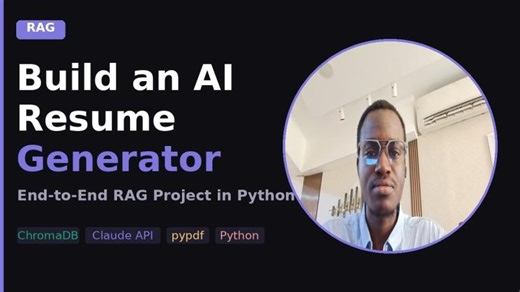 Build an AI Resume Generator with RAG | Real-World End-to-End Python Project | FARUQ AFOLABI