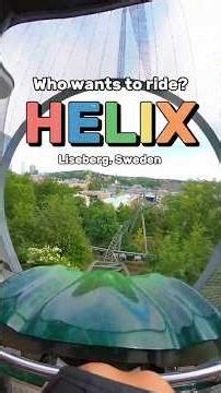 Have you ridden Helix at Liseberg? #rollercoaster #themepark #amusementpark #ジェットコースター #Sweden