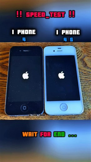 🫠⚡I PHONE 4 vs I PHONE 4s SPEED TEST !! 🔥