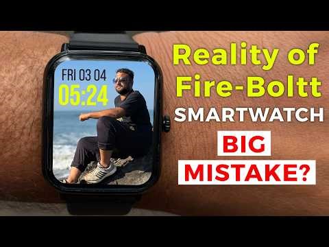 Fire-Boltt Smartwatch Review 🔥 Calling, Fitness & Battery Test | Full Honest Review in Hindi