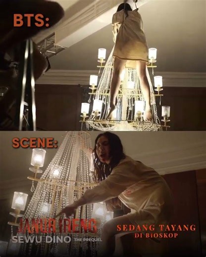 One Take Oke Ratu Rafa Nangkring di Lampu Hias | Behind the Scene Janur Ireng