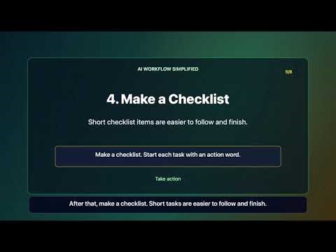 How to Turn Messy Notes Into an Action Plan Using AI