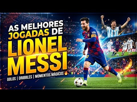 Vejas as melhores jogadas e dribles de Messi 🔥