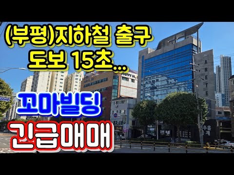 보는 순간 눈이 번쩍! 감탄사 연발 꼬마빌딩 사옥 등 직접 사용(다용도)하실분 강추 매물!! 인천꼬마빌딩 긴급처분~~!!