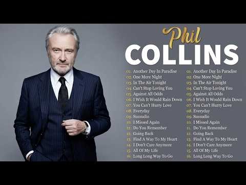 Phil Collins 80s & 90s Greatest Hits 🎵 Classic Pop Rock Favorites 🎵 Phil Collins Nonstop Hits