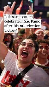 Lula's supporters celebrate Brazil election victory" | On the ground in Sāo Paulo