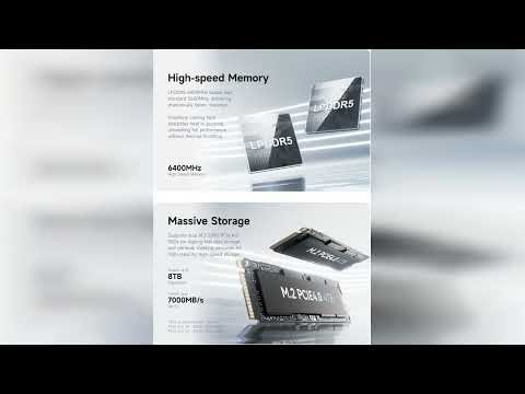 Review: MINISFORUM UM750L Slim Mini PC, AMD Ryzen 5 7545U(6C/12T, Up to 4.9GHz), Mini Computer...