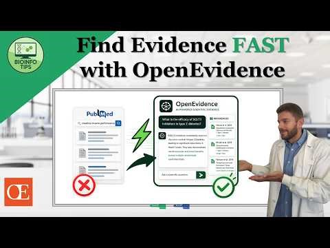 OpenEvidence Tutorial: Find Scientific Evidence Faster (Better than PubMed?) #OpenEvidence #ai