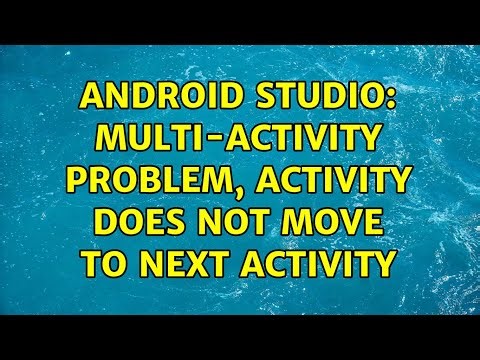 Android Studio: multi-activity problem, activity does not move to next activity
