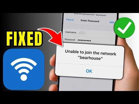 How To Fix WiFi Unable To Join Network iPhone (Quick Guide)