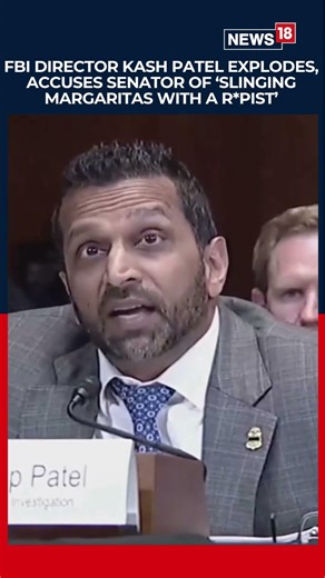 WATCH: FBI Director Kash Patel Clashes With Senator Chris Van Hollen | #shorts | N18S