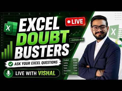 Excel Doubt Busters – EP 04 | Live Excel Q&A