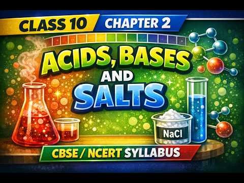 Class 10 Science Chapter 2 Acids, Bases and Salts [CBSE/NCERT Syllabus]