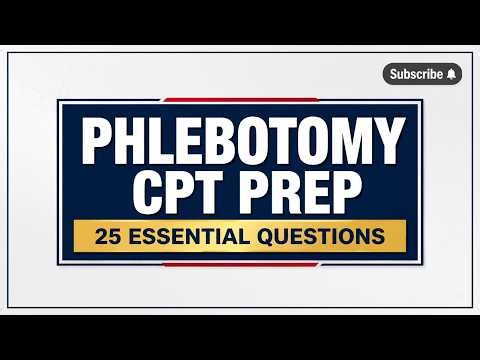 Phlebotomy Technician Practice Exam 2026 | 25 Questions & Answers #examprep #phlebotomy #ccma