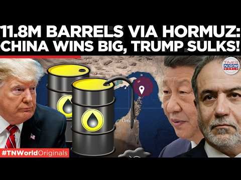 IRAN OIL SURGE: China Buys Millions As Hormuz War Scares Global Tankers | US-Iran War
