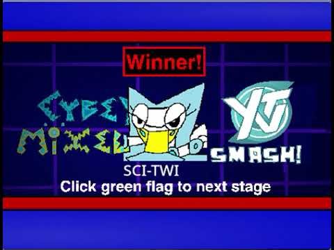 Cyber Mixels Vs YTV Smash! Story Mode (Sci-Twi vs. Voltar and Coop Burtonburger)