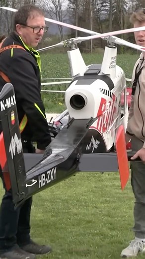 Takes TWO Men to Lift This Massive RC Helicopter! 😳
