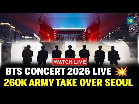 BTS Comeback Arirang Concert 2026 LIVE Updates: 260,000 Fans Expected in Seoul | BTS LIVE 2026