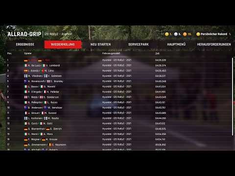 Assetto Corsa Rally Forêt de Saverne Allrad- Grip Hyundai i20 Rally2 2021 1st 4.35.328 TV Kamera