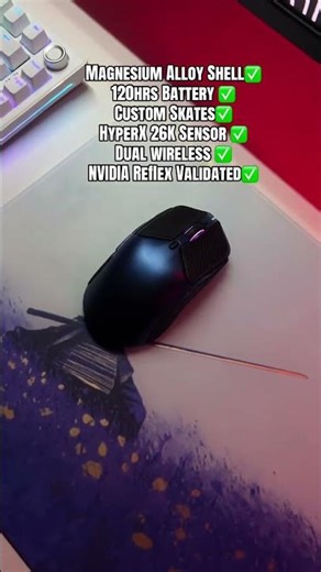 HyperX Pulsefire Haste 2s Wireless Gaming Mouse #setup #pcsetup #gaming
