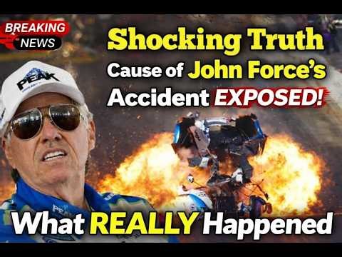 Shocking Details of John Force’s 300 MPH Crash – Real Reason Revealed! Engine Failure Explained!