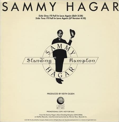 I’ll Fall in Love Again by Sammy Hagar Lyrics & Meaning