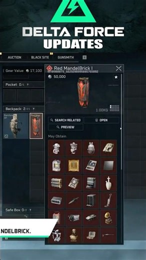 Red Mandelbrick, Burst event #deltaforcegame #deltaforce #gaming #dfupdatesyt